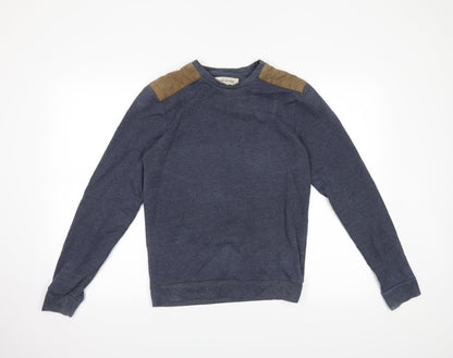 River Island Mens Blue   Pullover Jumper Size XS