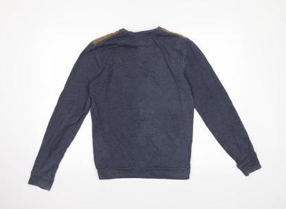 River Island Mens Blue   Pullover Jumper Size XS