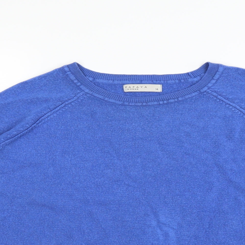 Matalan Womens Blue   Pullover Jumper Size 14