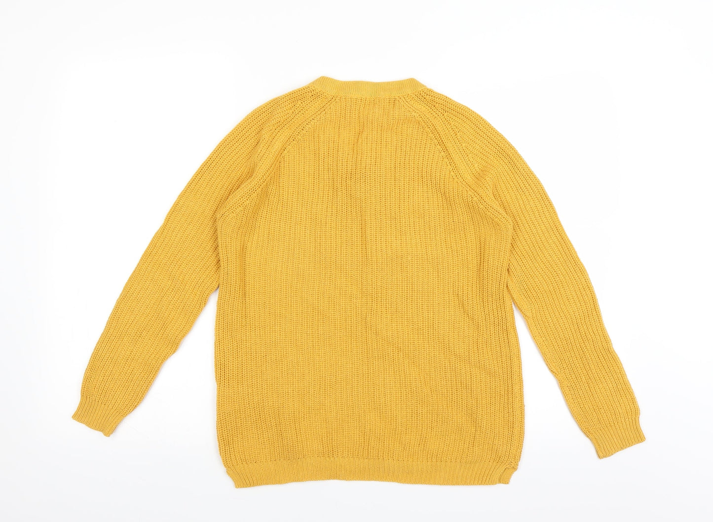 Select Womens Yellow   Pullover Jumper Size 10