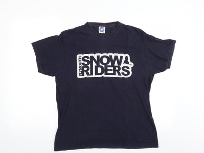 Starworld Mens Blue    T-Shirt Size M  - snow riders