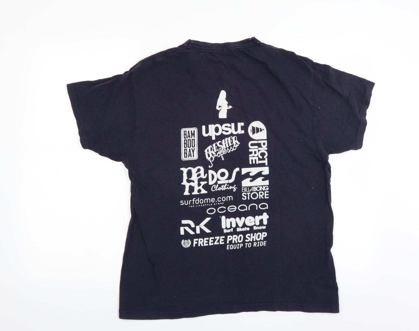 Starworld Mens Blue    T-Shirt Size M  - snow riders
