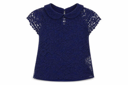 Womens UK Size 10 Topshop Blue Basic Blouse