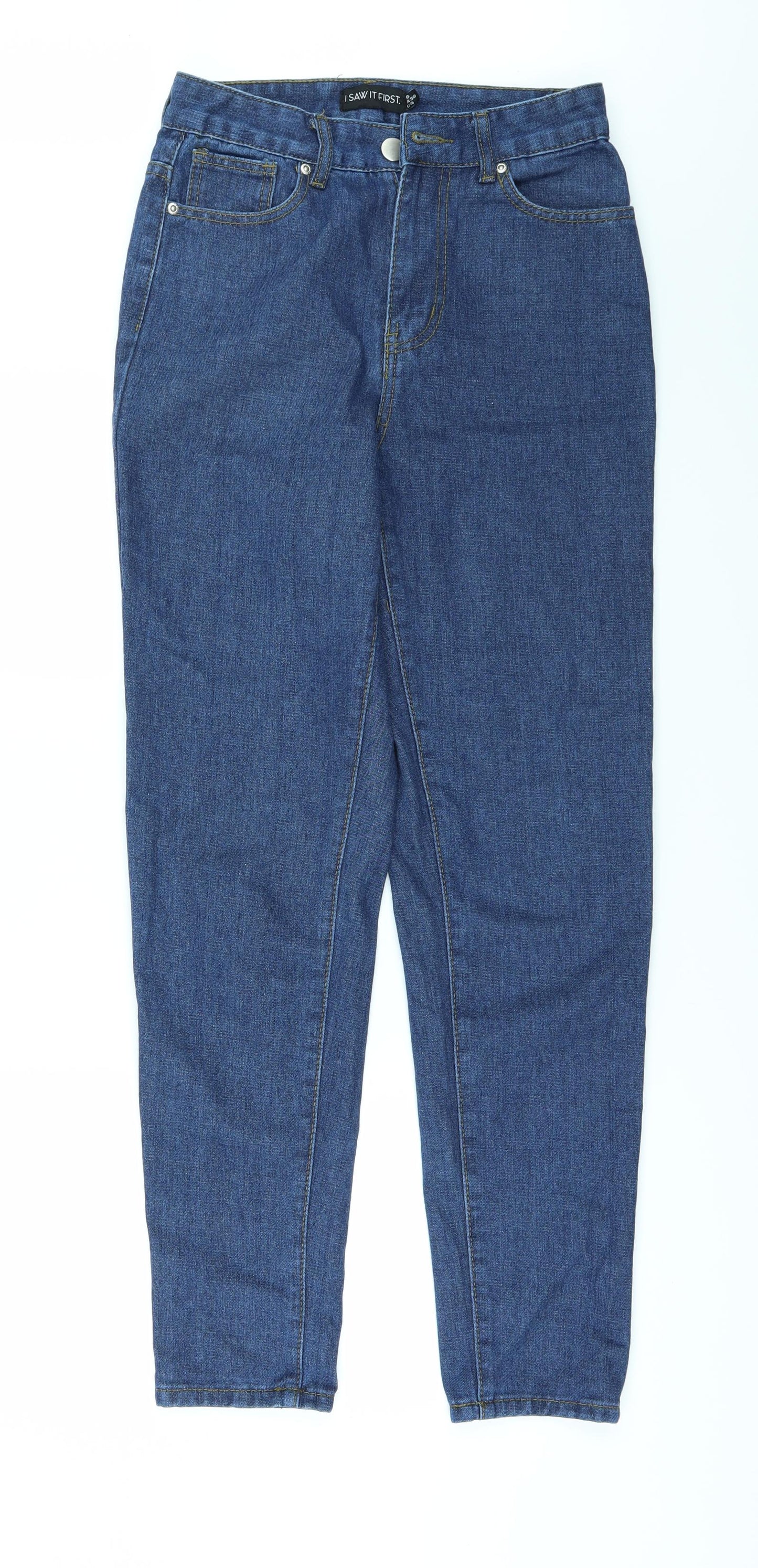 I SAW IT FIRST Womens Blue  Denim Mom Jeans  L30 in