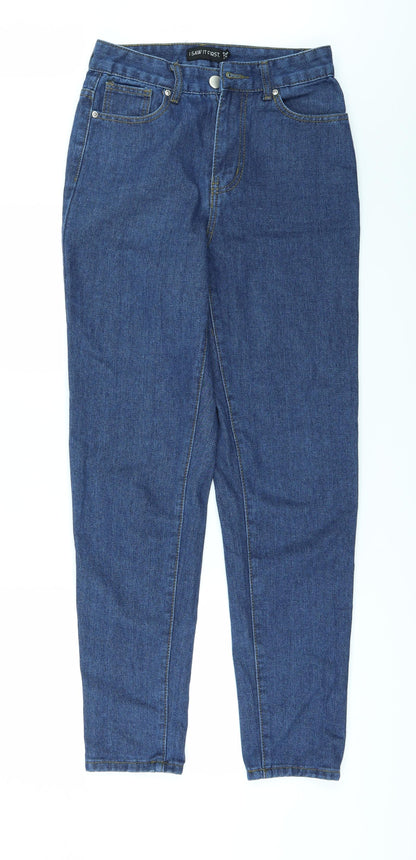 I SAW IT FIRST Womens Blue  Denim Mom Jeans  L30 in