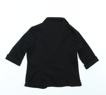 Cosmic Kids Girls Black   Jacket  Size 10 Years