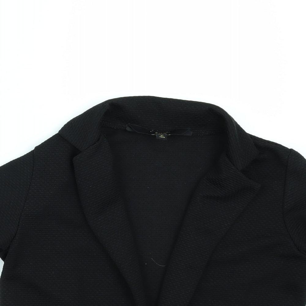 Cosmic Kids Girls Black   Jacket  Size 10 Years
