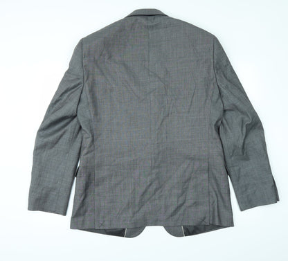 Mens UK Size 42 Paul Costelloe Regular Grey Suit Jacket