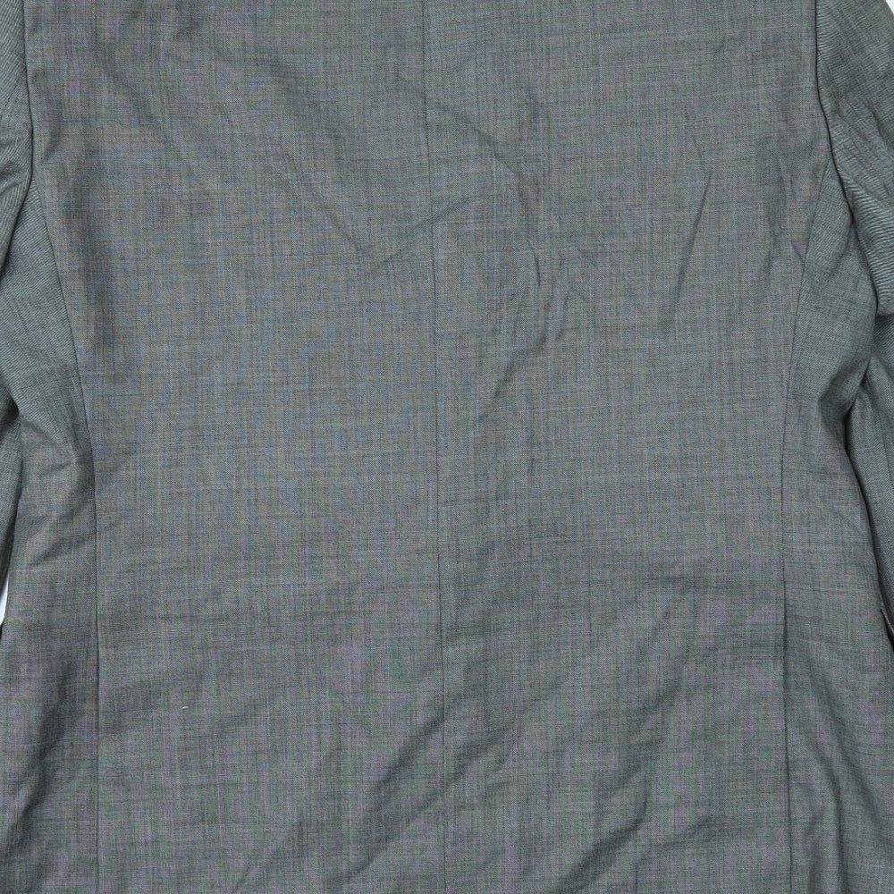 Mens UK Size 42 Paul Costelloe Regular Grey Suit Jacket