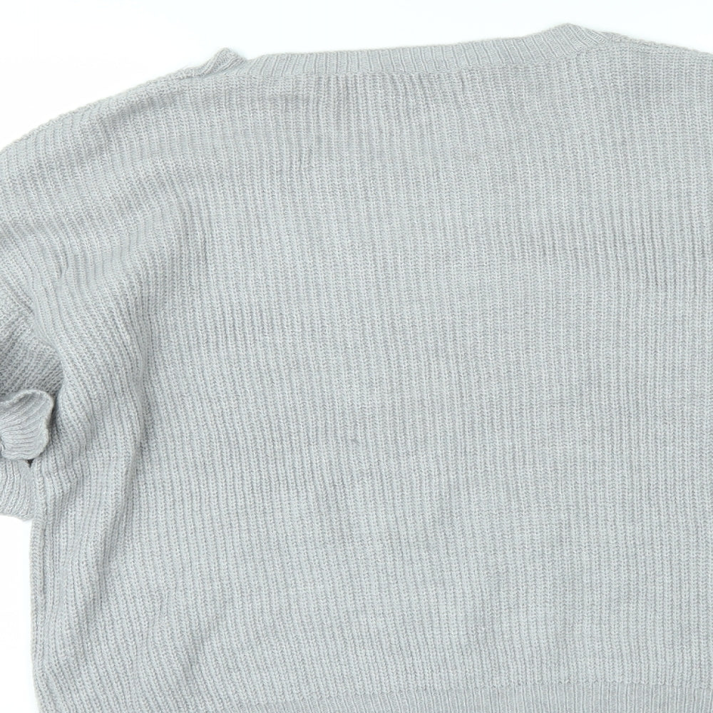 Wild flower Womens Grey   Pullover Jumper Size L  - Sleeve detail