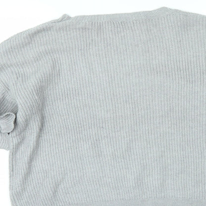 Wild flower Womens Grey   Pullover Jumper Size L  - Sleeve detail