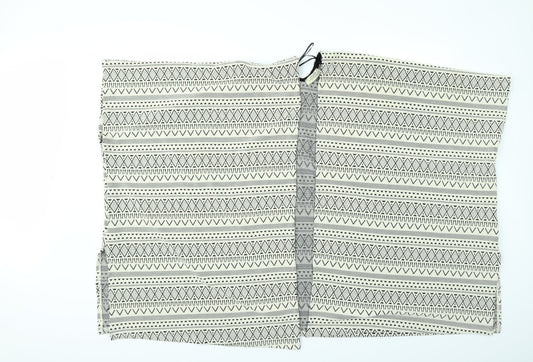 Papaya Womens  Geometric  Jacket Poncho One Size  - PONCHO