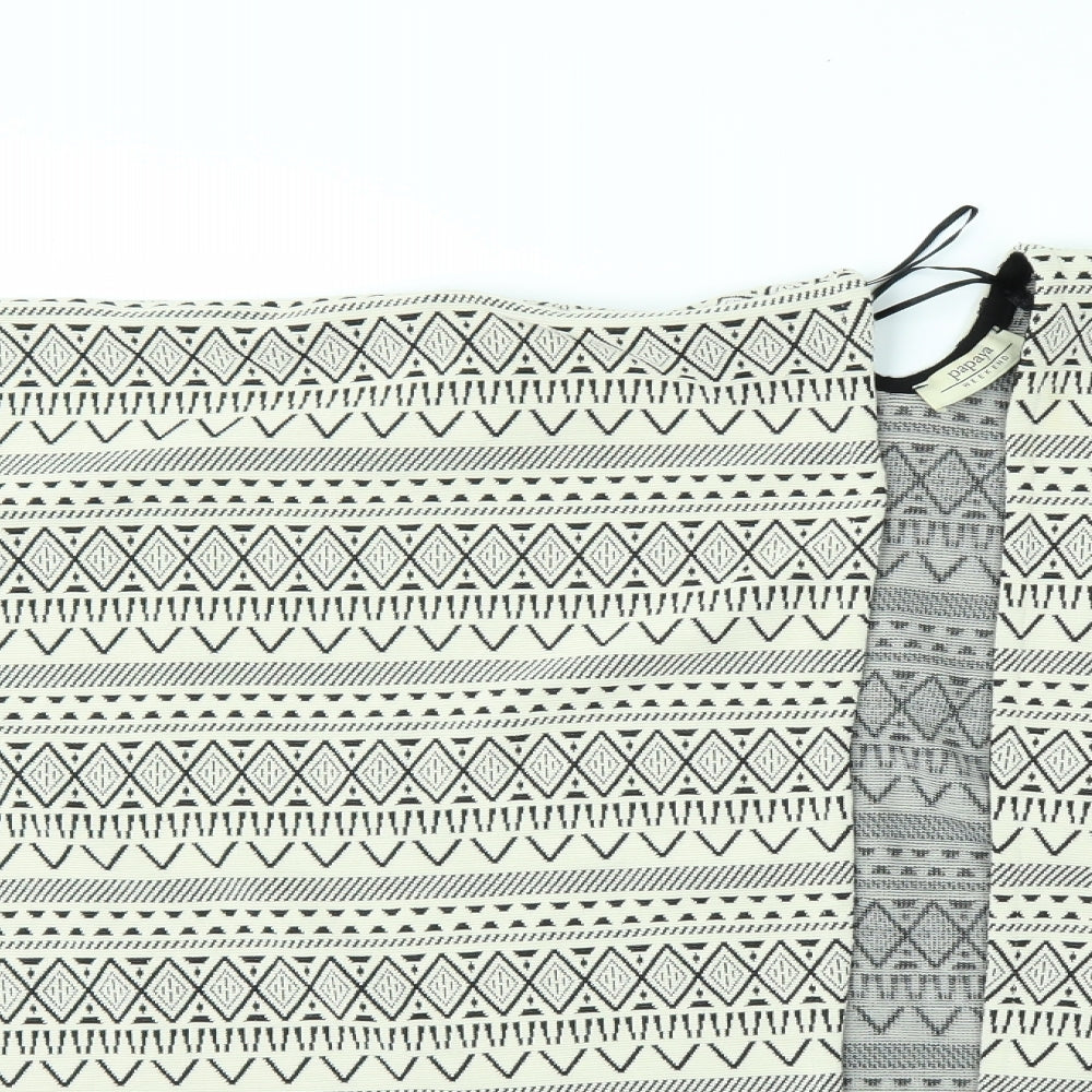 Papaya Womens  Geometric  Jacket Poncho One Size  - PONCHO