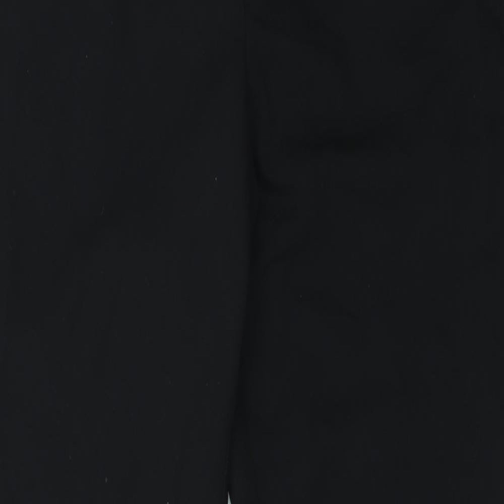 Womens UK Size 6 Sisley Regular Fit  Black Trousers