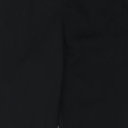Womens UK Size 6 Sisley Regular Fit  Black Trousers