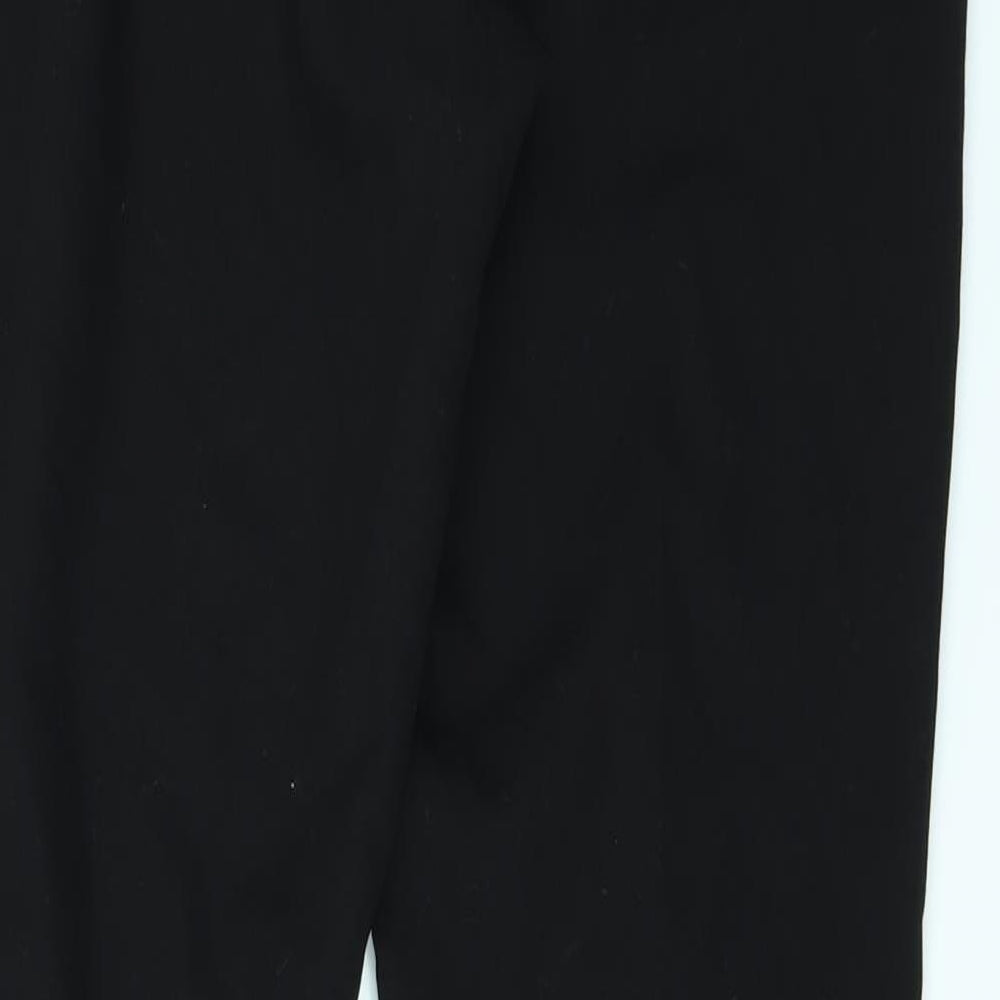 Womens UK Size 6 Sisley Regular Fit  Black Trousers