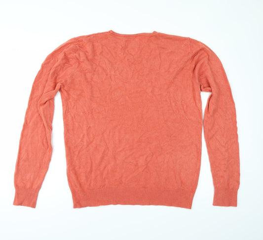 BHS Mens Red   Pullover Jumper Size M