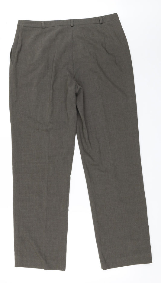 Bianca Womens Green   Trousers  Size 40 L30 in