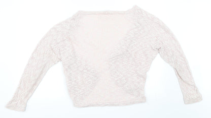 Preworn Womens Pink   Cardigan Jumper Size L