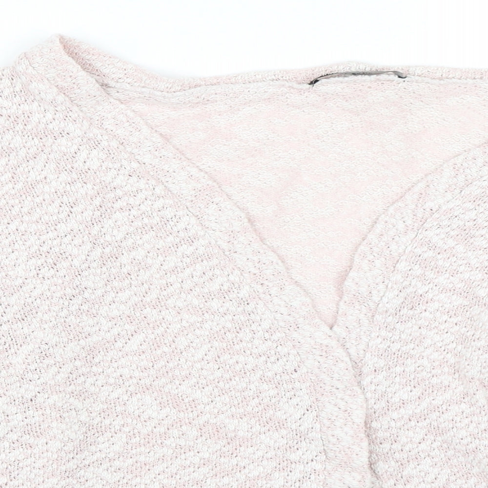 Preworn Womens Pink   Cardigan Jumper Size L