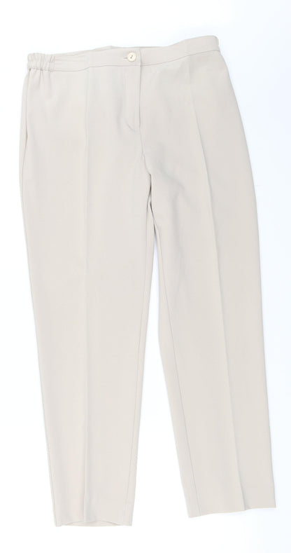 Murcia Womens Beige   Trousers  Size M L27 in