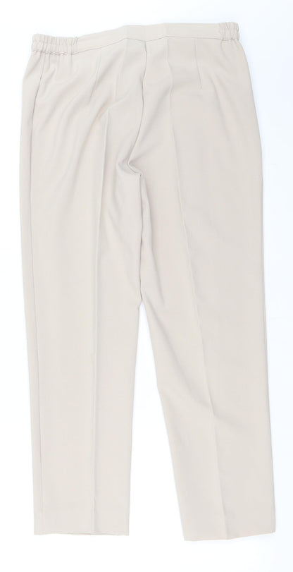 Murcia Womens Beige   Trousers  Size M L27 in