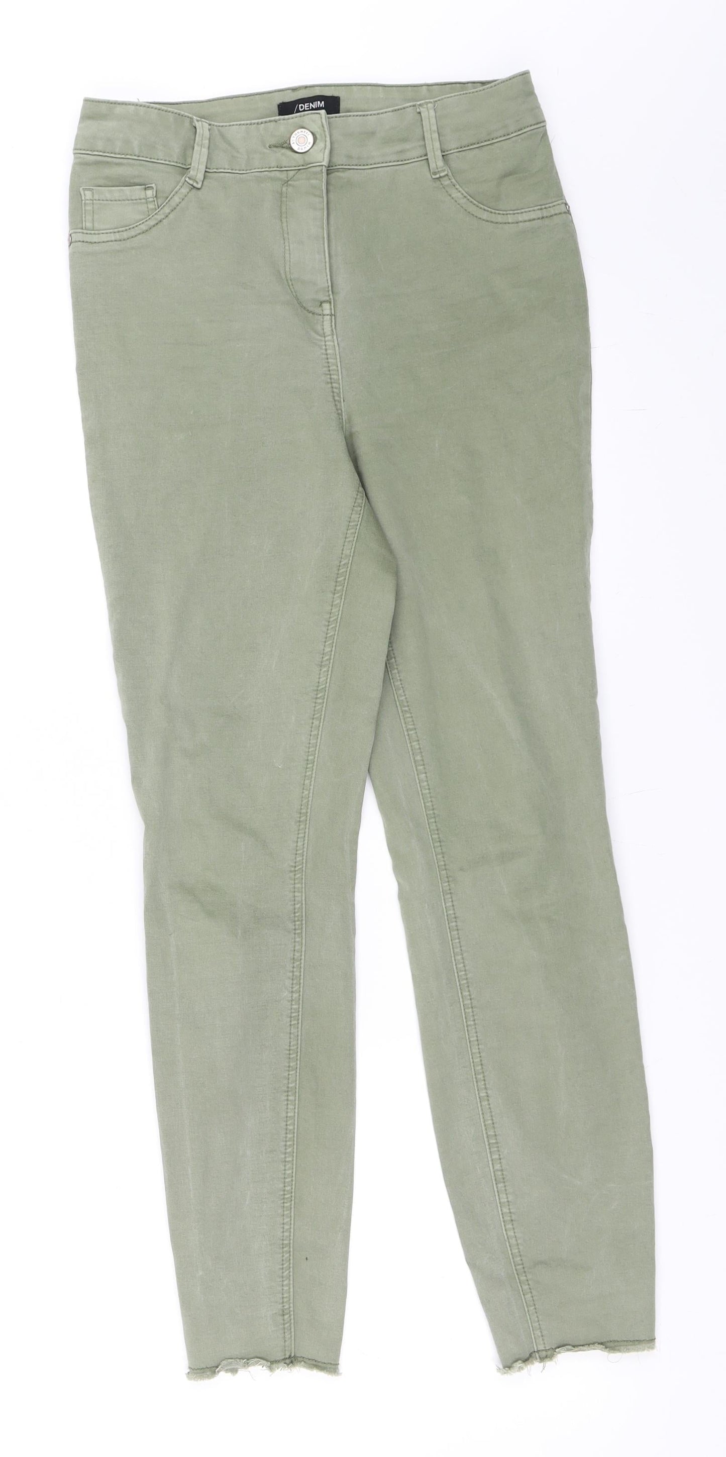 Matalan Womens Green   Skinny Jeans Size 10 L27 in