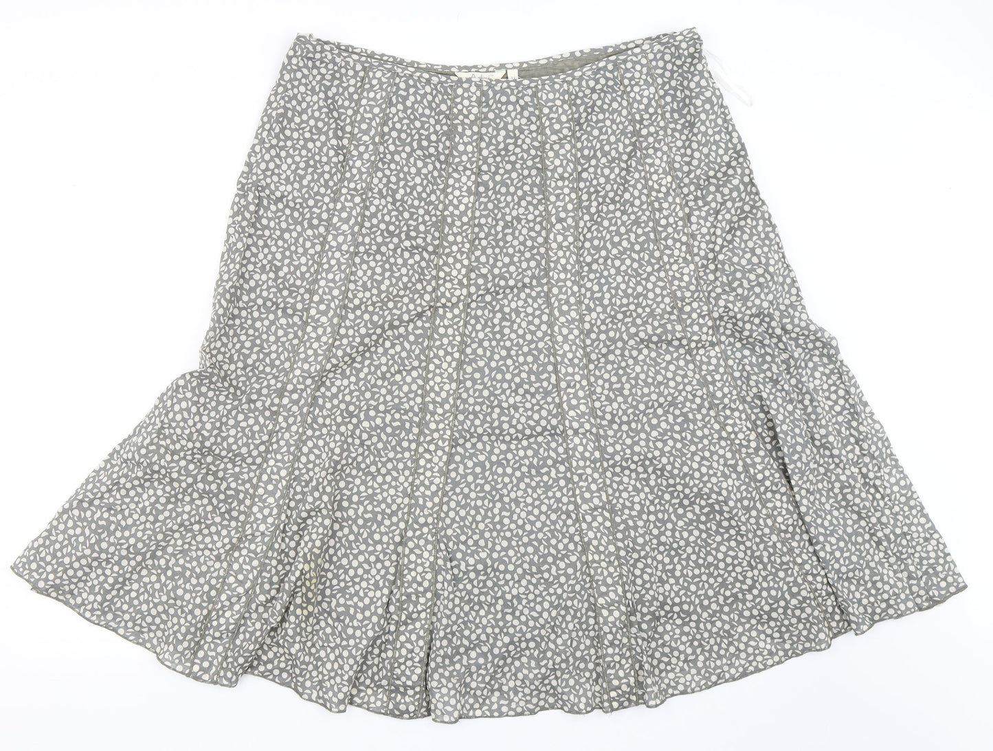 Adini Womens Grey   Flare Skirt Size L