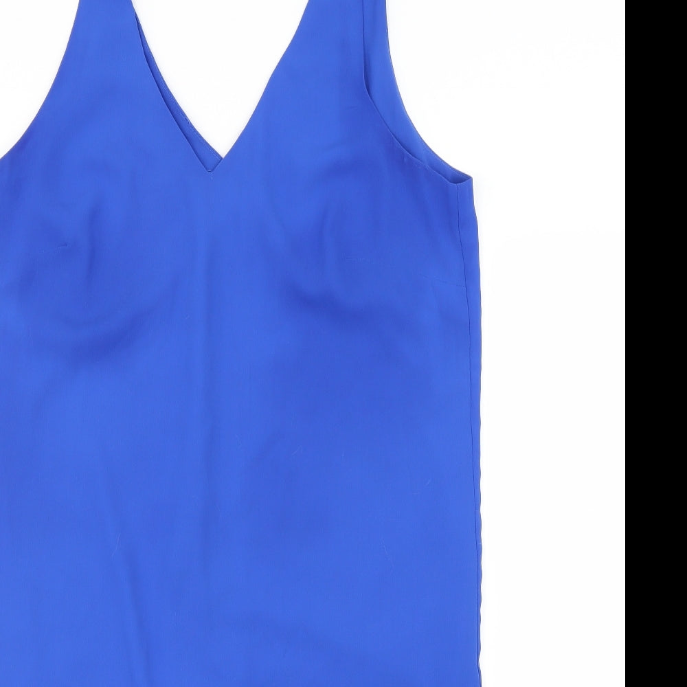 Womens UK Size 12 George Blue Basic Blouse