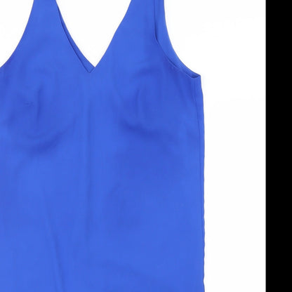 Womens UK Size 12 George Blue Basic Blouse