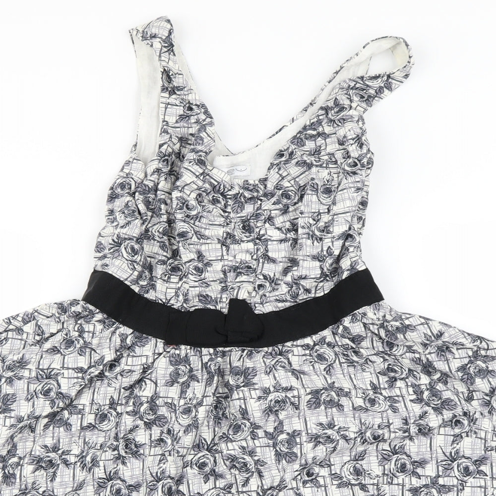 New Look Womens Grey   A-Line  Size 8