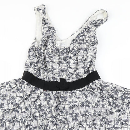 New Look Womens Grey   A-Line  Size 8