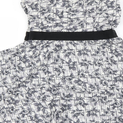 New Look Womens Grey   A-Line  Size 8