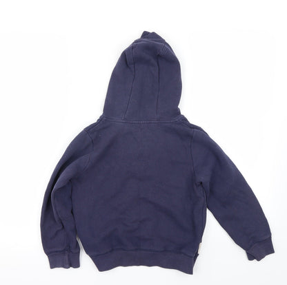 Carter Boys Blue   Henley Hoodie Size 7 Years