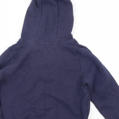 Carter Boys Blue   Henley Hoodie Size 7 Years