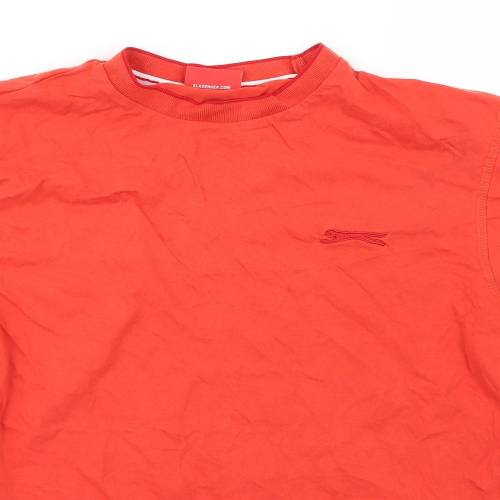 Slazenger Mens Red    T-Shirt Size S