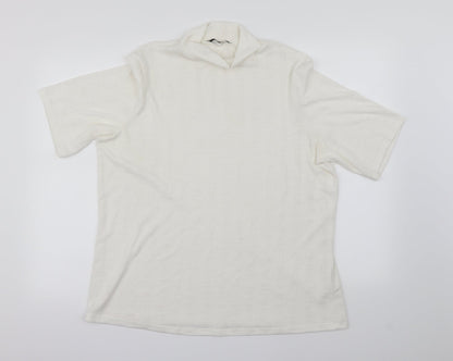 George Womens White   Basic T-Shirt Size 22