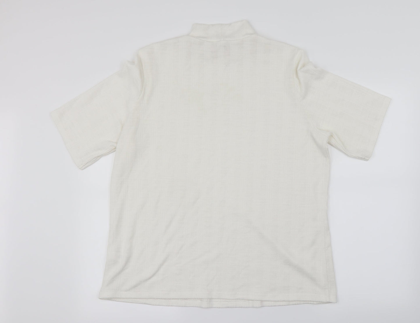 George Womens White   Basic T-Shirt Size 22