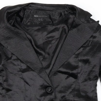 Womens UK Size XS Mango Black Jacket