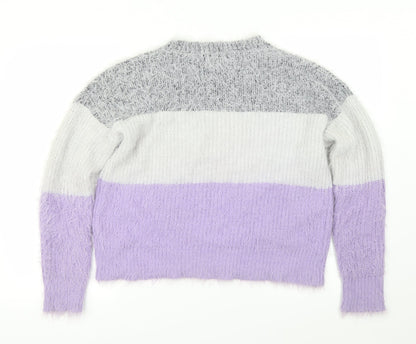Primark Womens Purple   Pullover Jumper Size S