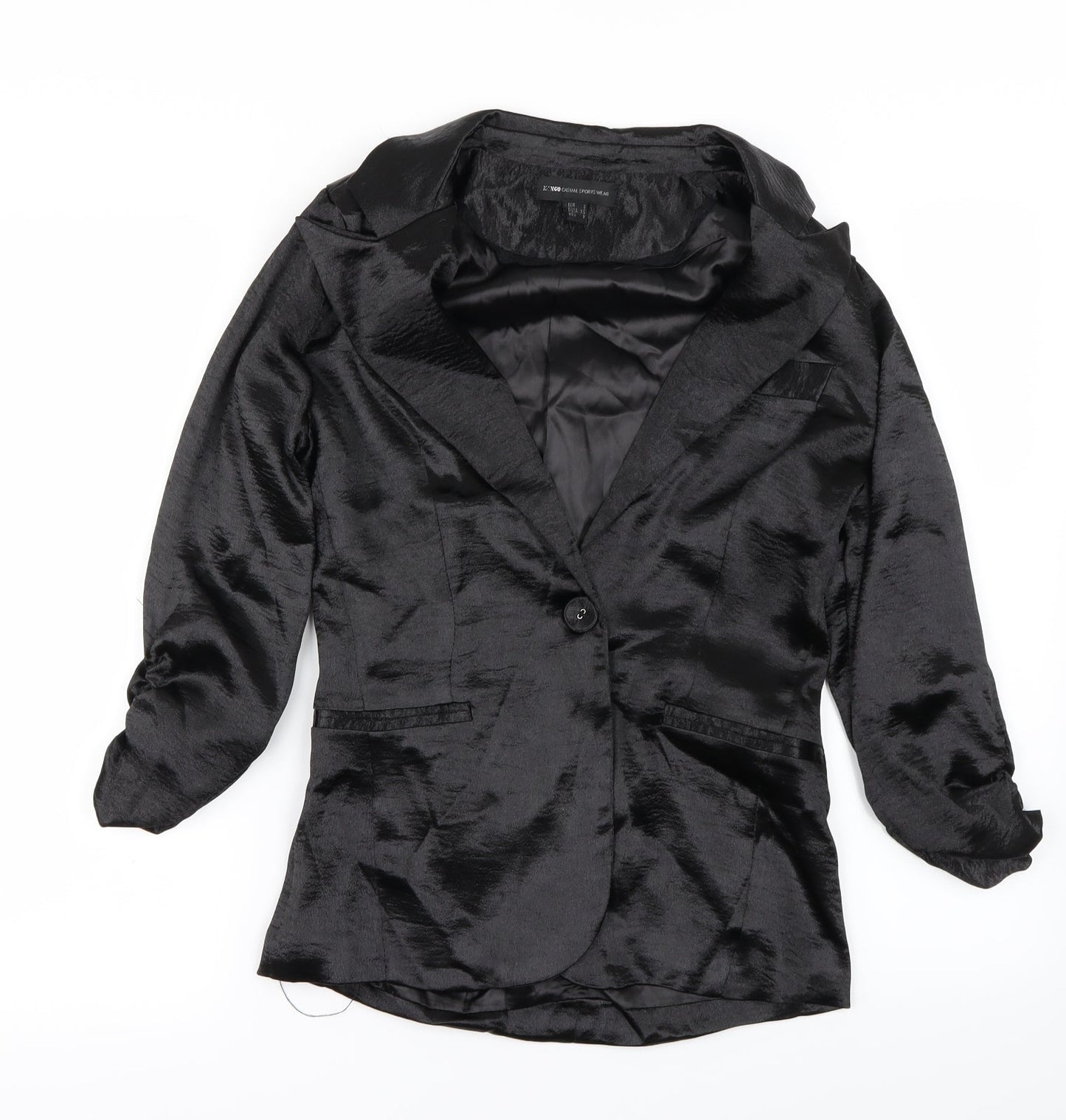 Womens UK Size S Mango Black Jacket