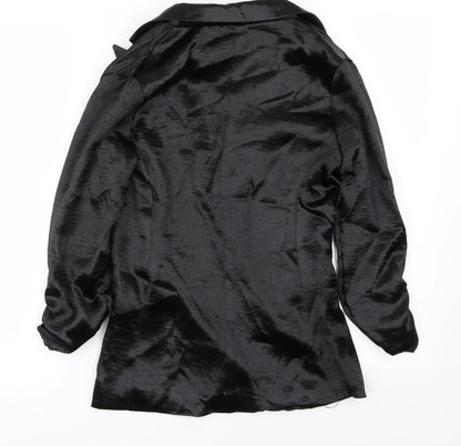 Womens UK Size S Mango Black Jacket