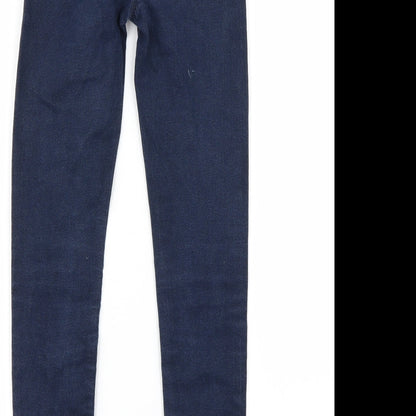 Preworn Girls Blue   Skinny Jeans Size 12 Years