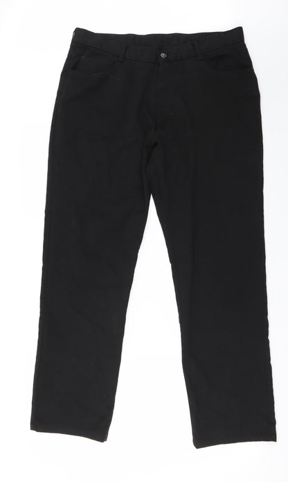 Preworn Mens Black   Trousers  Size 32 in L30 in
