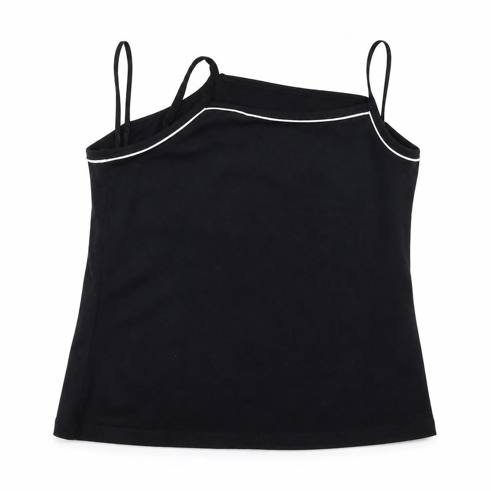 Womens UK Size 20 Atmosphere Black Basic T-Shirt