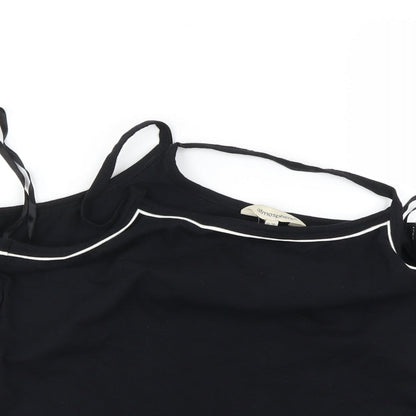 Womens UK Size 20 Atmosphere Black Basic T-Shirt