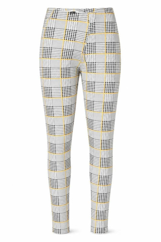 SHEIN Womens Grey Check  Jegging Leggings Size XS L24 in