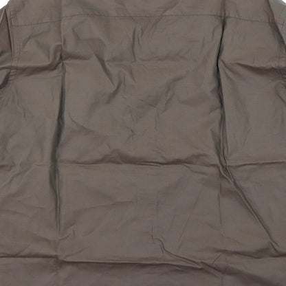Mens UK Size 46 NEXT Brown  Button-Up Long Sleeve Casual Shirt