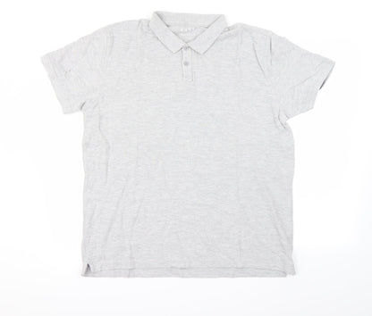 Preworn Mens Grey Houndstooth   Polo Size XL