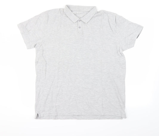 Preworn Mens Grey Houndstooth   Polo Size XL